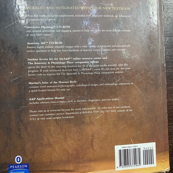 🔬 College Textbook Fundamentals of Anatomy and Physiology 7th Addition - Picture 15 of 16